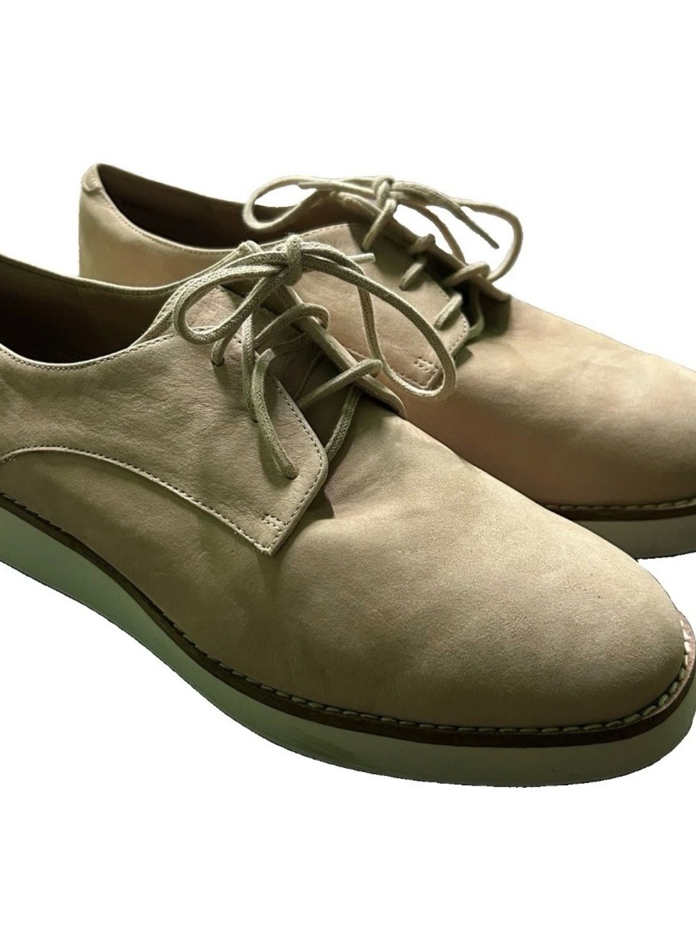 Women’s Soft Walk Beige Comfort Walking Sneakers Size 8 1/2